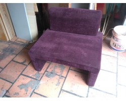 Thanh Lý Sofa Đơn Cafe Bọc Vải Nhung Cũ